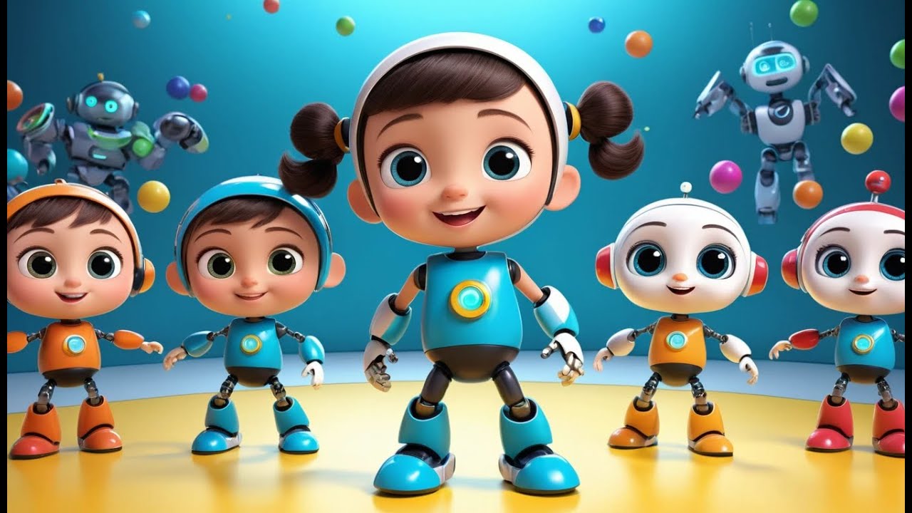 Robot Freeze Tag – Beep Boop Song! | Fun Action Song for Kids | Robot Movements, Freeze Game & Imagi