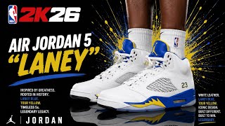 NBA 2K26 Shoe Creator - Air Jordan 5 "Laney"