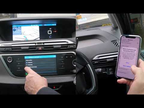 How to pair a mobile to the bluetooth audio system in a 2016 Citroen Grand C4 Picasso