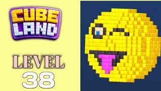 Cube Land Puzzle Level 38 Walkthrough Solution
