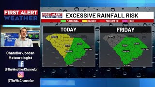 FIRST ALERT WEATHER DAYS Storms arrive later today then heavy rain overnight