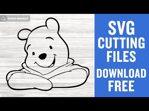 Winnie The Pooh Svg Free Cut Files for Cricut Instant Download
