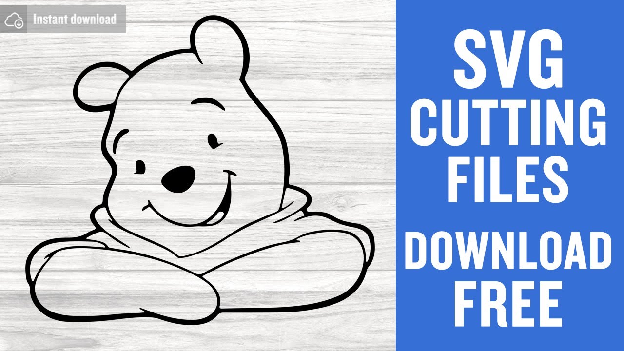 Download Winnie The Pooh Svg Free Disney Svg Bear Svg Instant Download Silhouette Cameo Funny Svg Free Disney Shirt Svg Free Vector Files 0416 Freesvgplanet