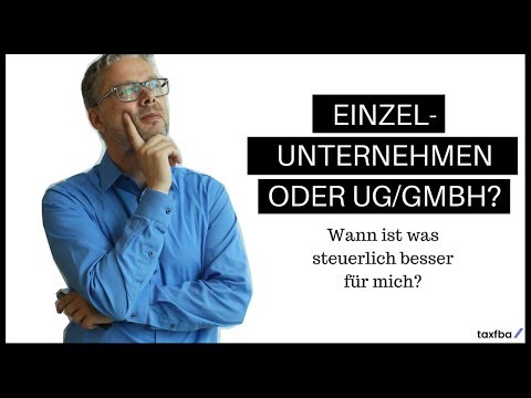 Video: Besonderheiten Der Besteuerung Von Einzelunternehmern