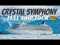 Crystal Symphony | Full Ship Tour & Review | All Public Spaces Explained | 2020 | 4K