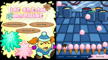 Ice Cream Machine (new) - Neopets - Forgotten Flash Games