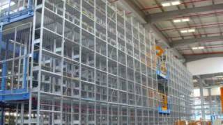 SSI Schaefer Heavy Duty Industrial Multi Tier Shelving Installation