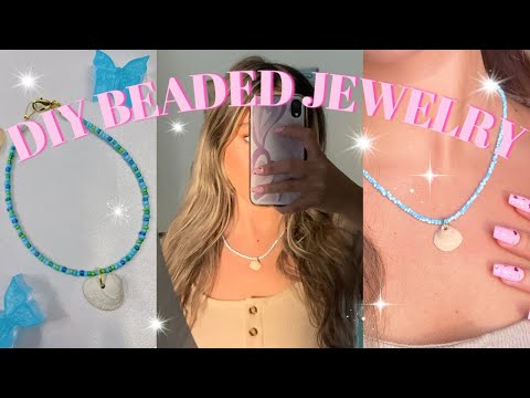 DIY TRENDY BEADED NECKLACES + ANKLETS