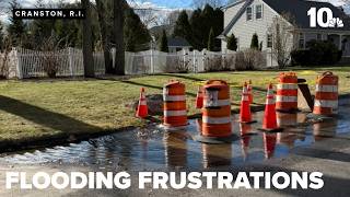 Cranston neighbors blame large sinkhole for basement flooding; demand answers from city screenshot 5