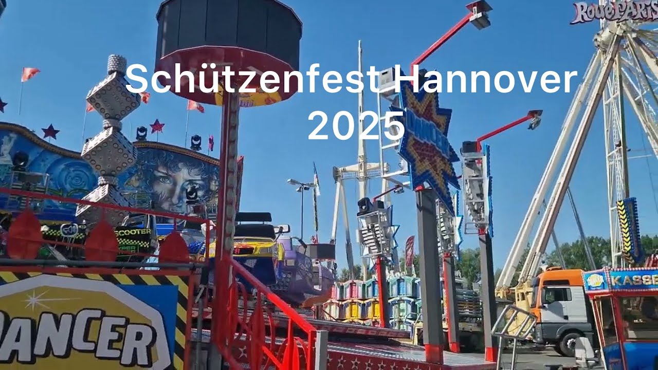 Der Aufbau Schützenfest Hannover 🎡🎢🎠2025#schützenfest #festival #hannover