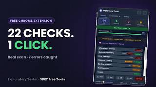 I Run This BEFORE Writing a Single Test Case (Free Tool) | Exploratory Testing | Japneet Sachdeva