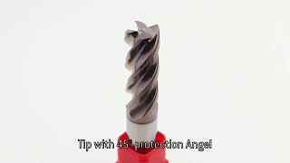 BFL Solid Carbide Variable Helix and Unequal Pitch End Mill