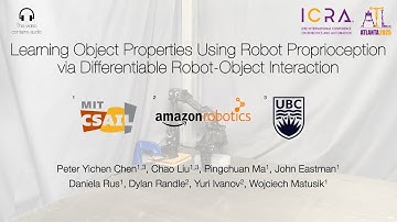 [ICRA 2025] Learning Object Properties Using Robot Proprioception via Differentiable Simulation