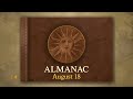 Almanac: August 18