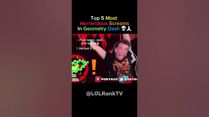 Top 7 Funniest Screams Geometry Dash 😂🔥