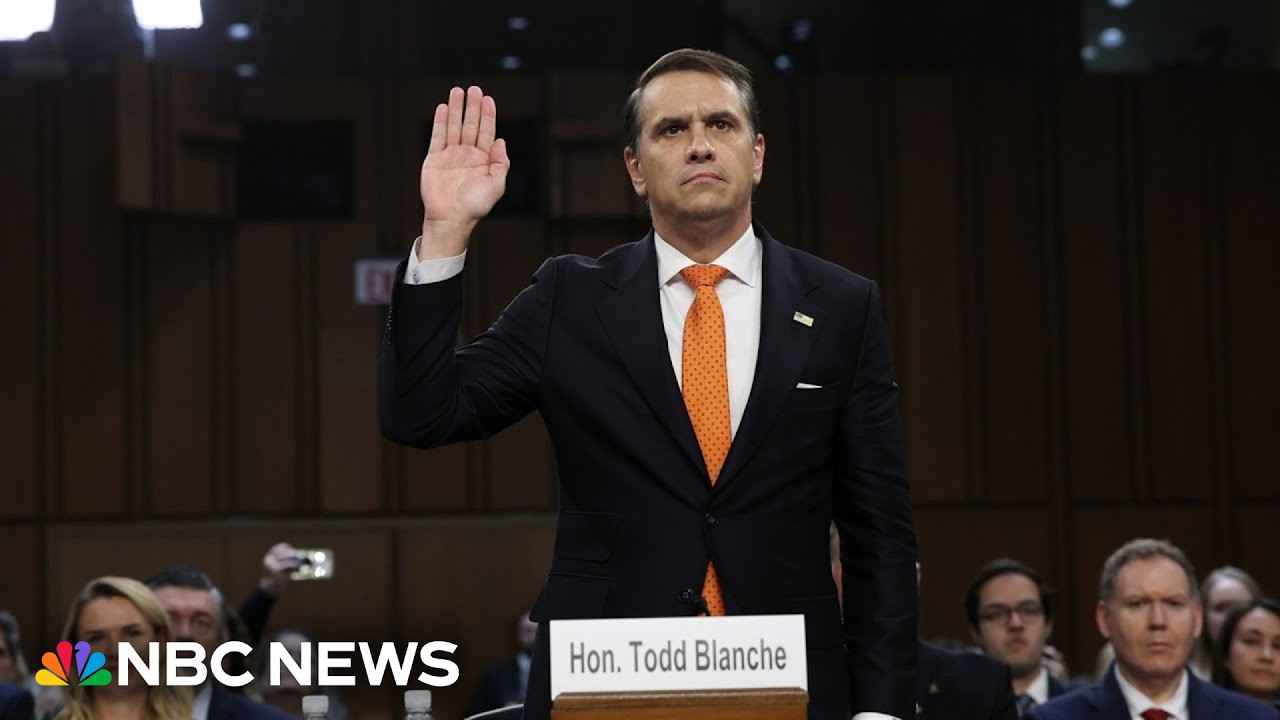 Blanche says he will work towards ‘restoring American trust’ in the Justice Department Blanche says he will work towards ‘restoring American trust’ in the Justice Department