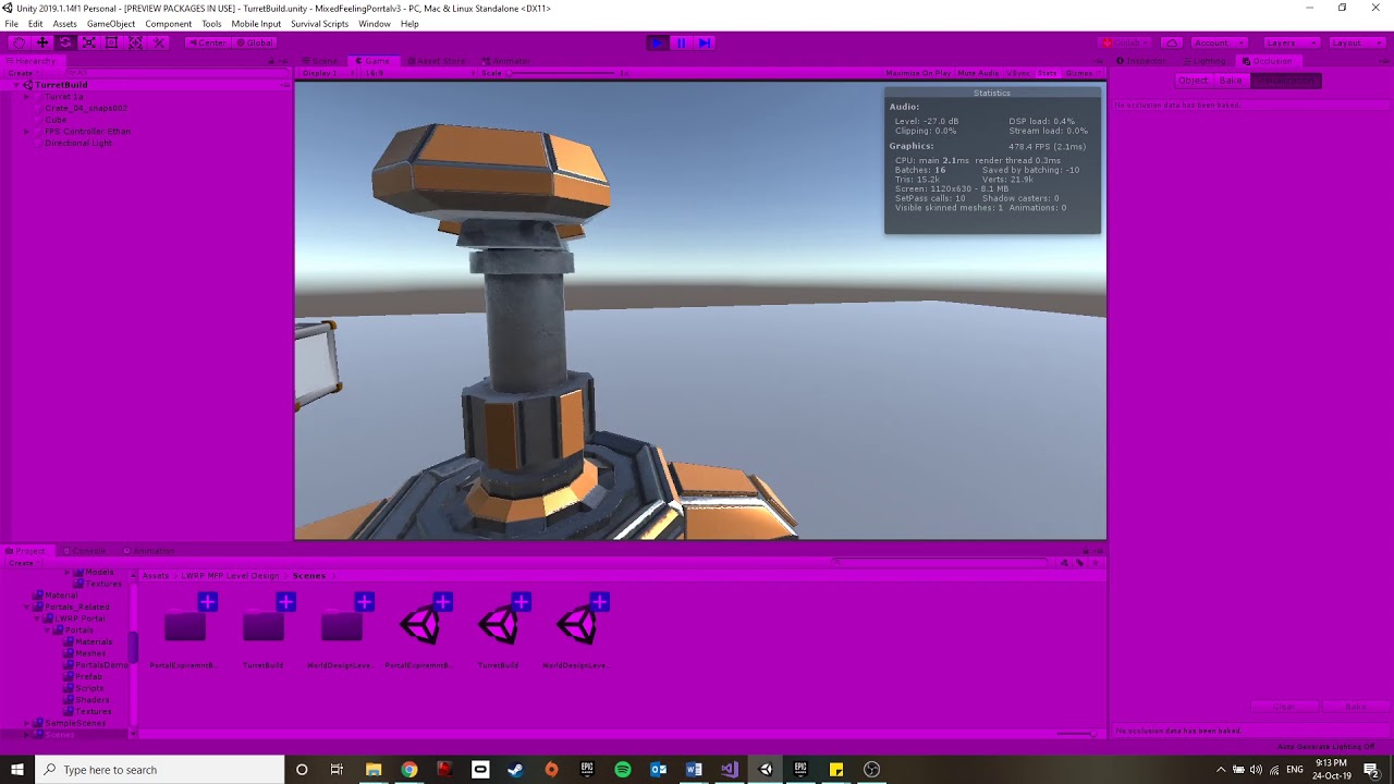 Early Turret Prototype(FreeMan) - YouTube
