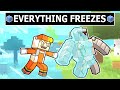 Minecraft but whatever I TOUCH turns into ICE