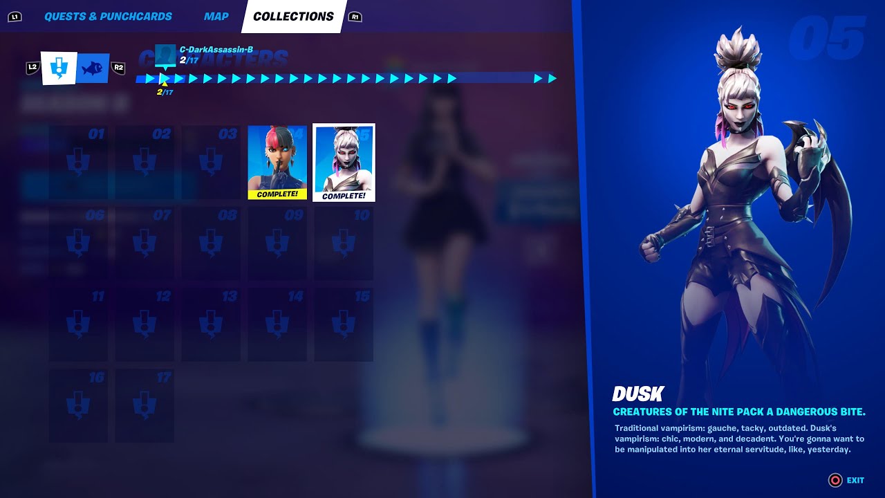Dusk Location (Fortnite Season 8 Character/NPC Collection #05)