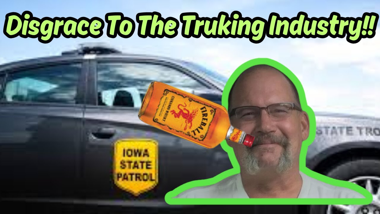 Scumbag Drunk Truck Driver In Iowa Got Caught!!