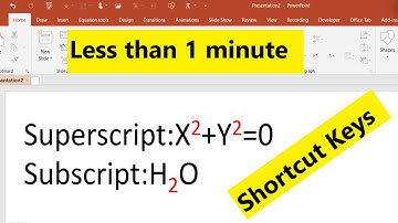 Superscript and Subscript in PowerPoint |Superscript/Subscript In PowerPoint Using Shortcut Keys