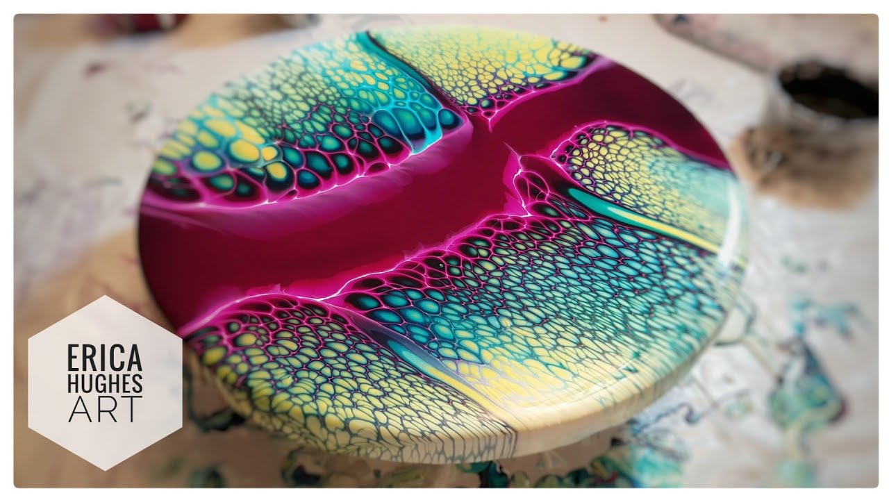 A Bloom River Swipe??? AND Bonus Blooms / Acrylic Pouring Techniques ...