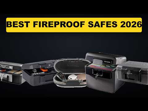 Top 5 Best Fireproof Safes 2026 - Protect Your Valuables