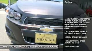 2013 CHEVROLET SONIC Sutton, WV 50015827