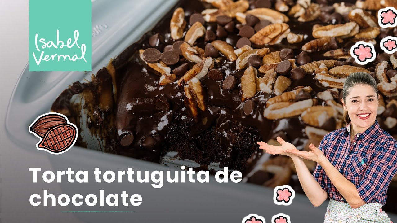 Torta tortuguita de chocolate