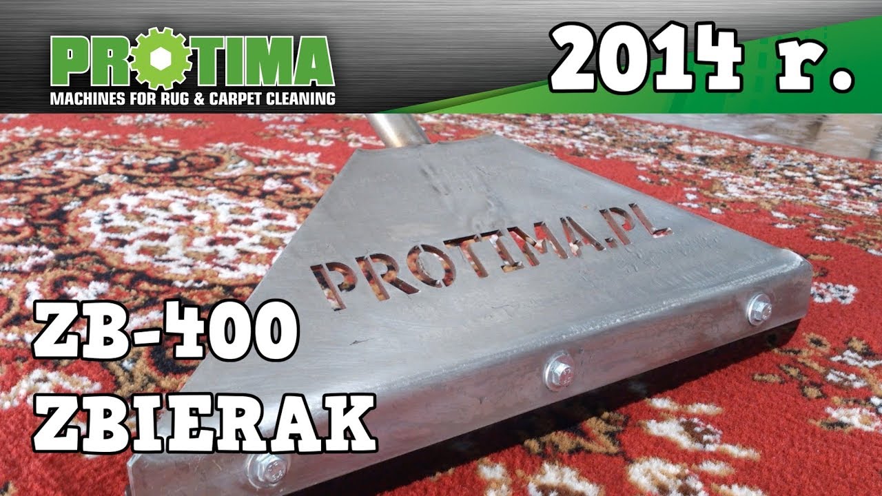 Zbierak do dywanów Tornado ZB - 400 www.protima.pl 2014 rok