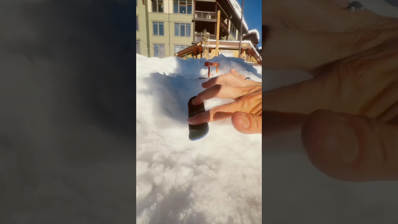 Finger snow skate ?! 