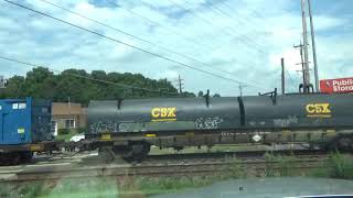 #4424 CSX Q416-07 Mix Freight train