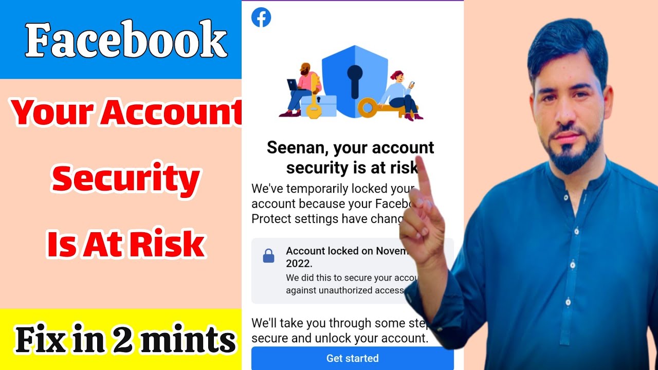 Facebook Your Account Security is At Risk || Facebook Account Locked