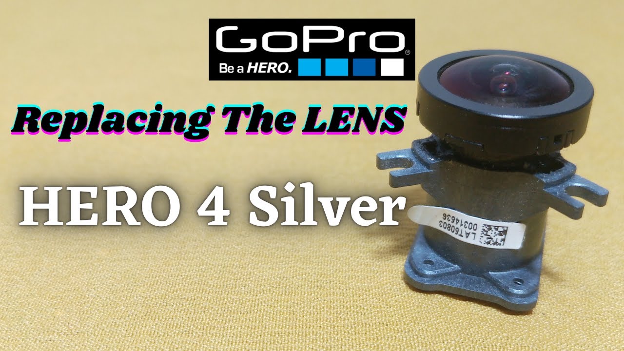 How to replace the Lens Of Gopro HERO 4 Silver || Cheap lens made in China but it works fine.