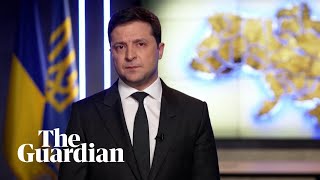 'We will defend ourselves', says Ukrainian president Volodymyr Zelenskiy