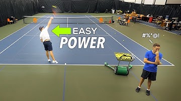EASY Serve Power (tennis lesson)