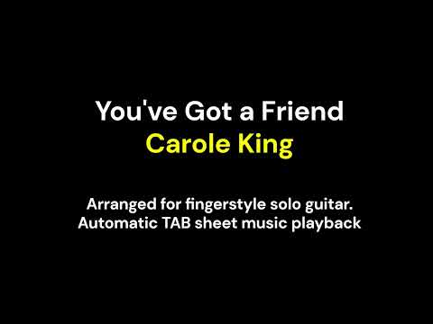 You've Got a Friend (Solo guitar/fingerstyle) - Carole King