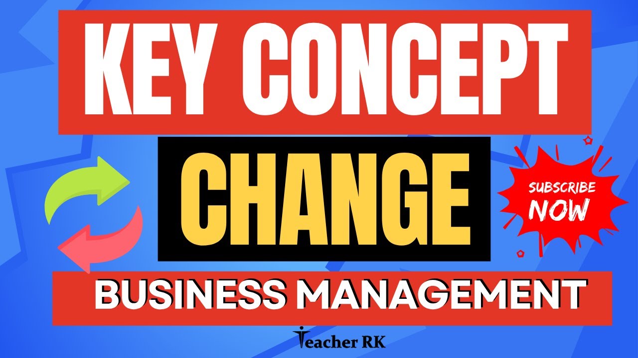 IB Business Management Key Concept  Change | Teacher RK