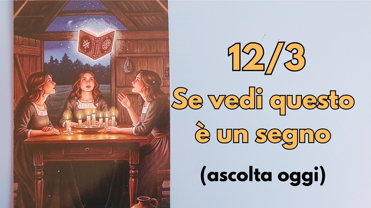 Se Questa LETTURA ti trova entro 12 MARZO è un SEGNO ❤️Tarocchi