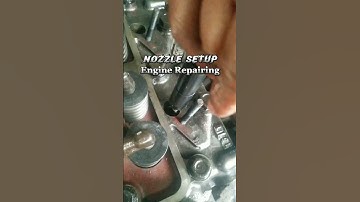 Nozzle Setup ⚙️ Engine 🚂 Repairing #shorts #automobile #youtubeshorts #tending