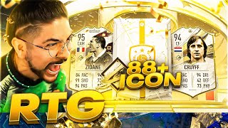 GUARANTEED 88+ ICON PACKS! | ROAD TO GLORY #3