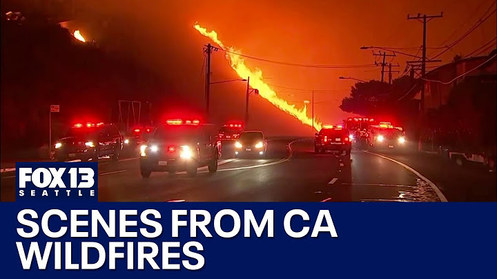 Scenes from the California wildfires