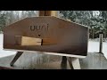 UUNI 3 Pizza oven. Cooking steak.