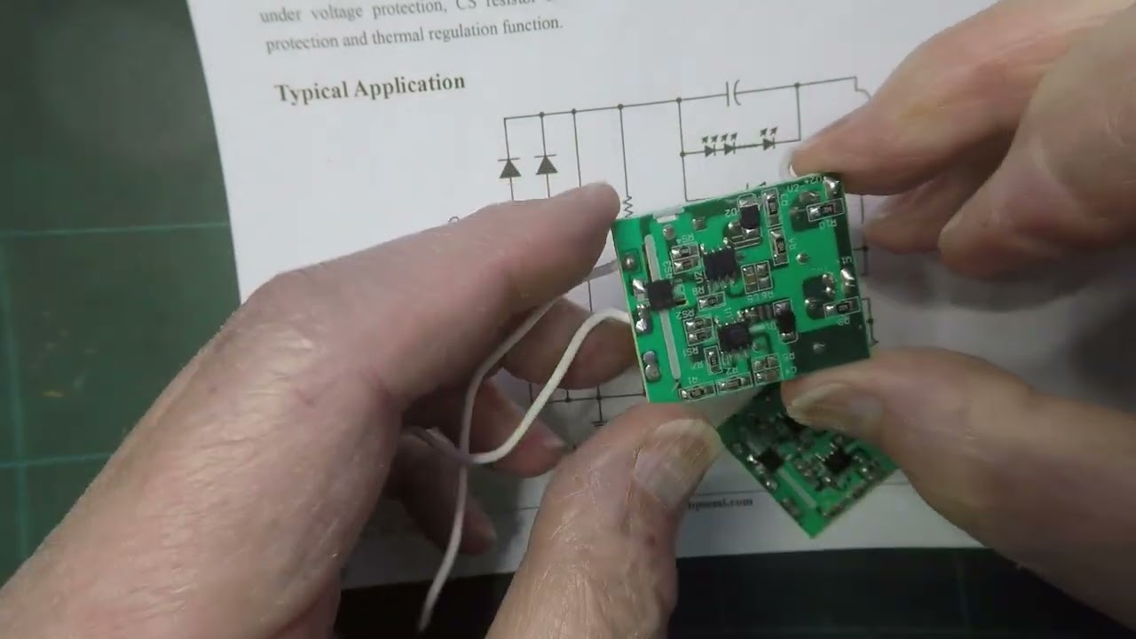 Repair of a 36w LED Driver circuit for a LED batton lamp