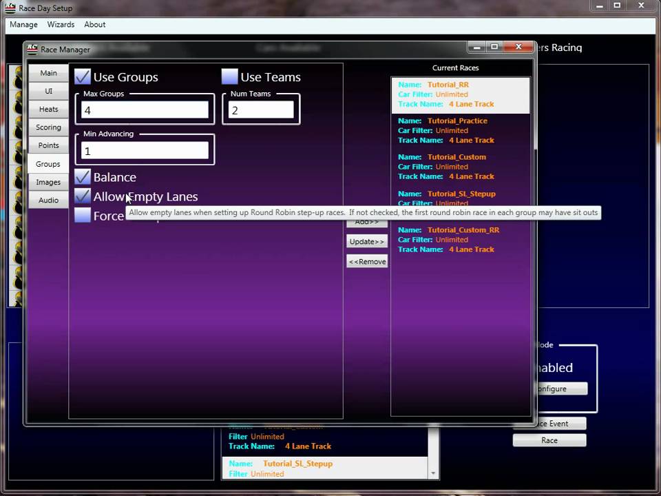 Race Coordinator Tutorial -- Group Race (Part 1 of 2) - YouTube