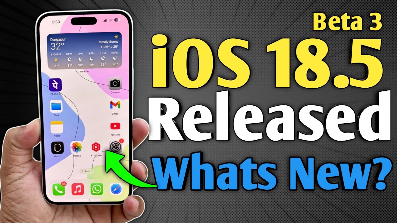 iOS 18.5 Beta 3 Released - What's New - YouTube