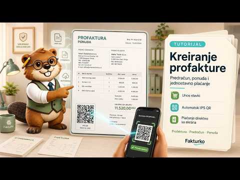 Fakturko tutorijal - kako napraviti profakturu