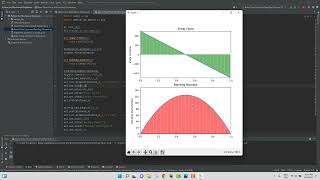 Python Beam Shear Force and Bending Moment #python #pythonprogramming  #engineering