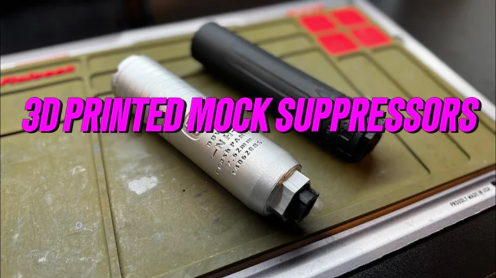 3D Printed Airsoft Suppressor’s