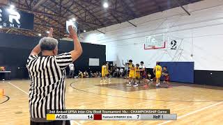 Aces vs Fairfield SYNERGY 16U Championship Game 8/3/25 UPSA Annual Inter-City Basketball Tournament